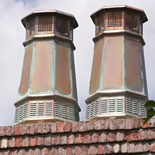 European Copper Chimney Caps