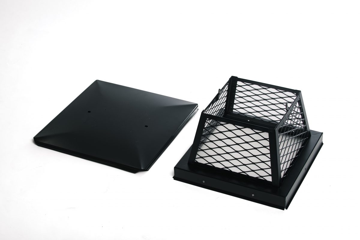 9 x 17 Black Chimney Cap Chimcare Chimney Caps