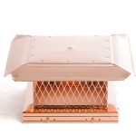 Durable and stylish copper chimney caps designed to provide superior protection against rain, debris, and animals while enhancing the aesthetic appeal of your home.