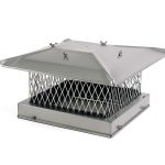 13x13 fireplace flue damper designed to regulate airflow, prevent heat loss, and improve chimney efficiency