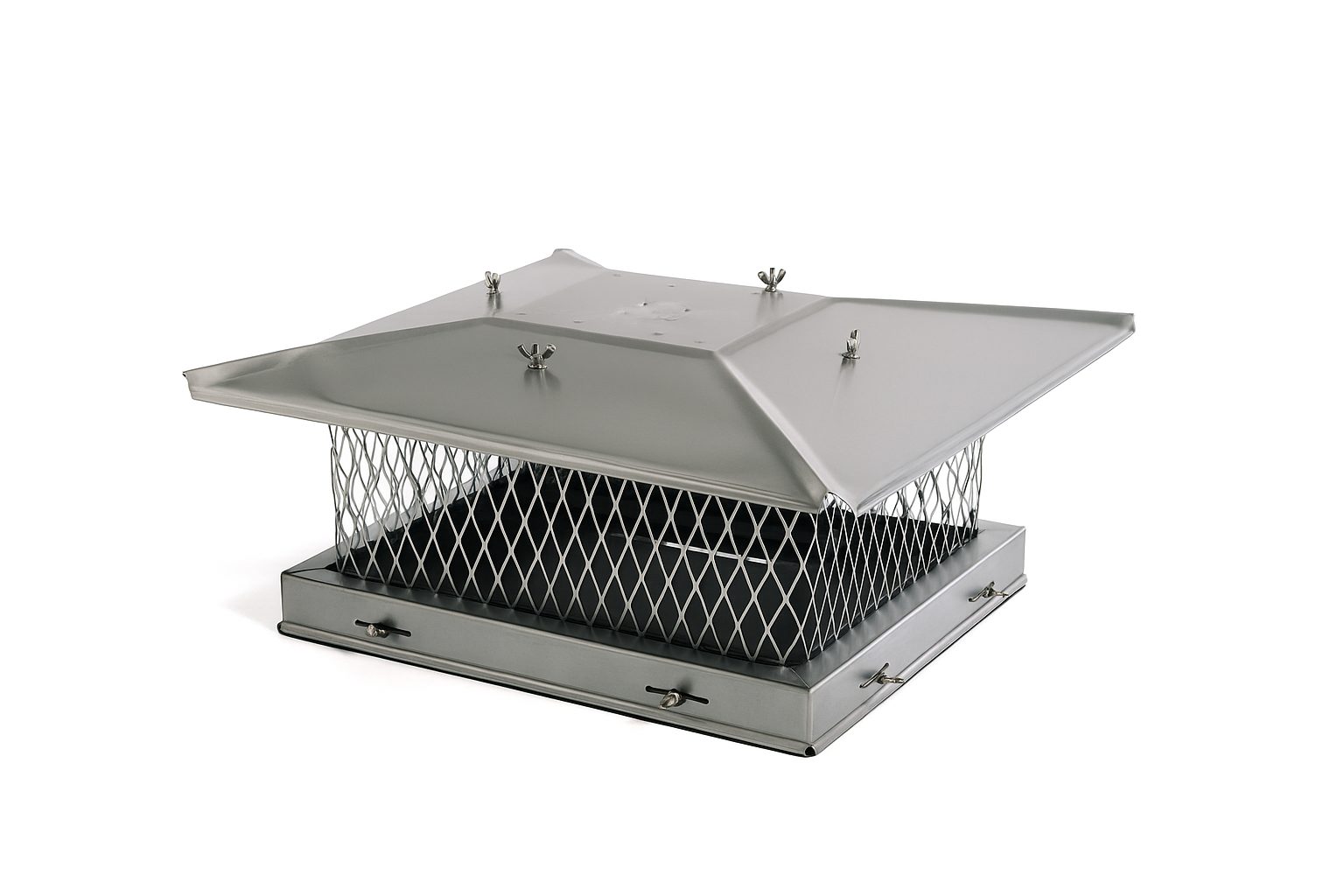 13x17 fireplace flue damper for controlling chimney draft, improving energy efficiency, and preventing heat loss