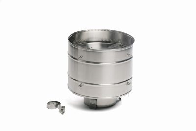 High wind air cooled chimney cap designed to withstand strong winds, enhance chimney airflow, prevent downdrafts, and provide durable protection for air cooled chimney systems.