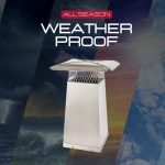 Tall Stainless Steel Flue Stretcher chimney cap designed to withstand rain, snow, and harsh outdoor conditions.