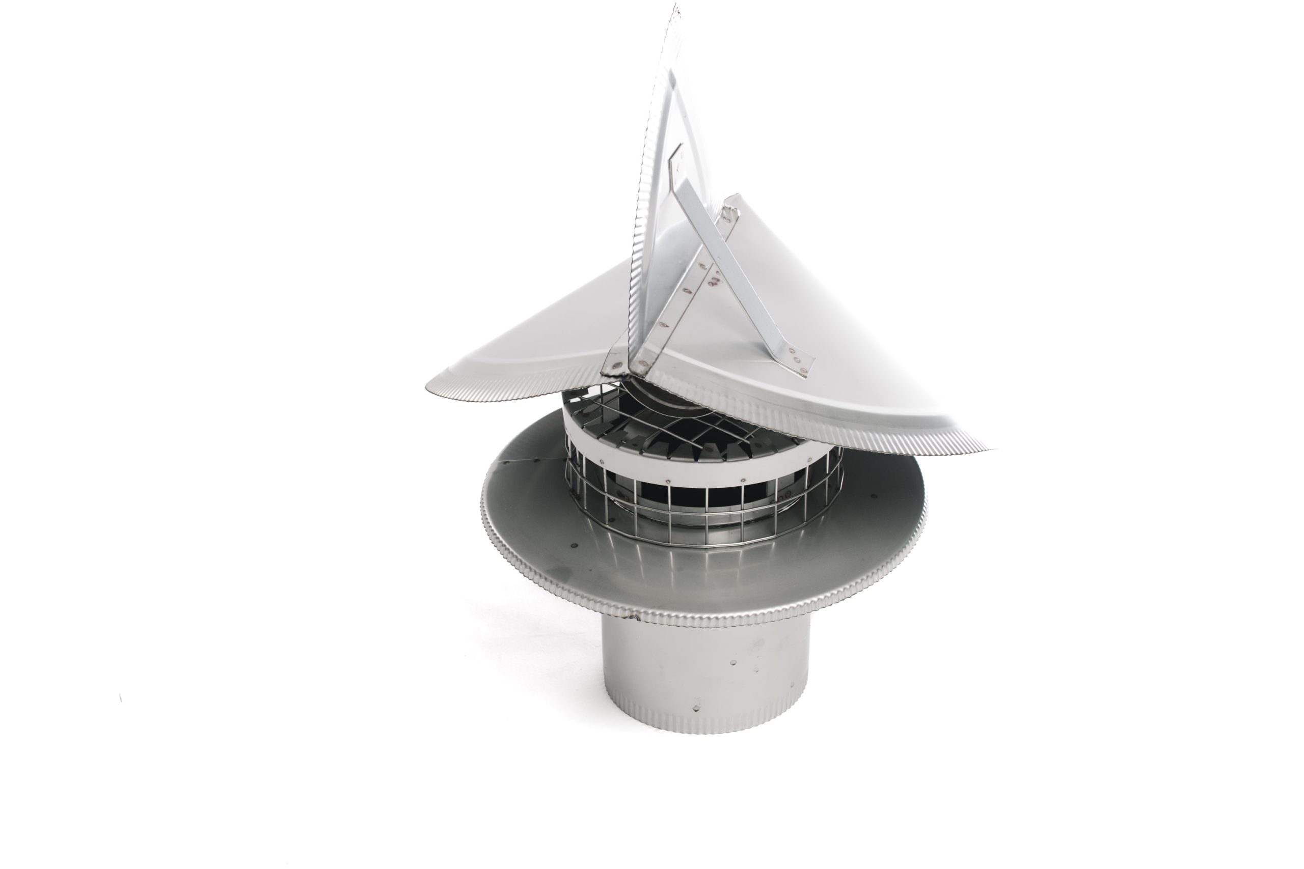 Wind Directional Non-Air-Cooled Chimney Cap – Rustproof Design Corrosion-resistant non-air-cooled wind directional cap ensures long-term durability and draft balance even in harsh weather conditions.