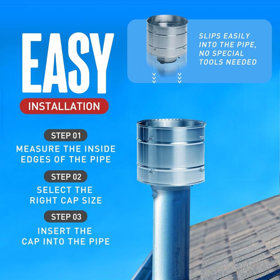 High Wind Air Cooled Chimney Cap - Chimcare Chimney Caps