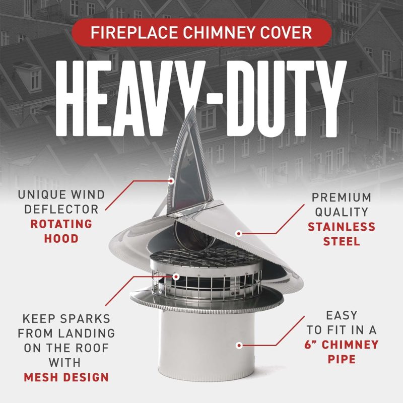 Non AirCooled WindDirectional Chimney Cap Chimcare