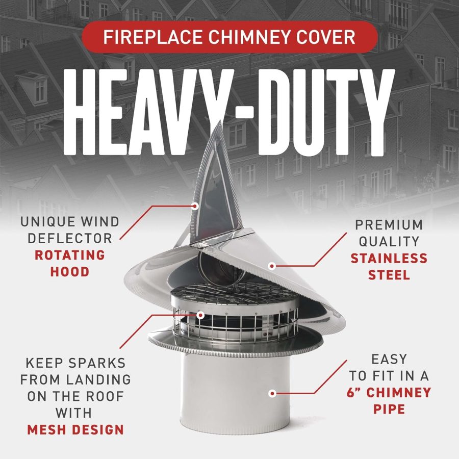 Non AirCooled WindDirectional Chimney Cap Chimcare