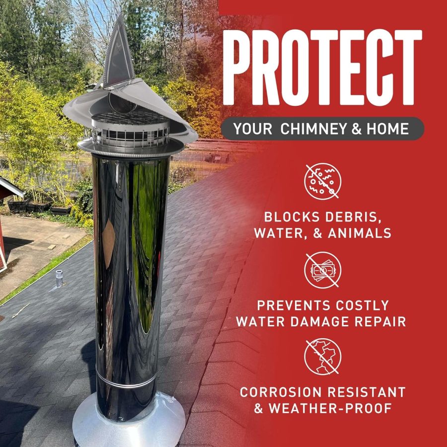 Non AirCooled WindDirectional Chimney Cap Chimcare