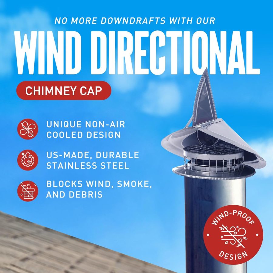 Non AirCooled WindDirectional Chimney Cap Chimcare