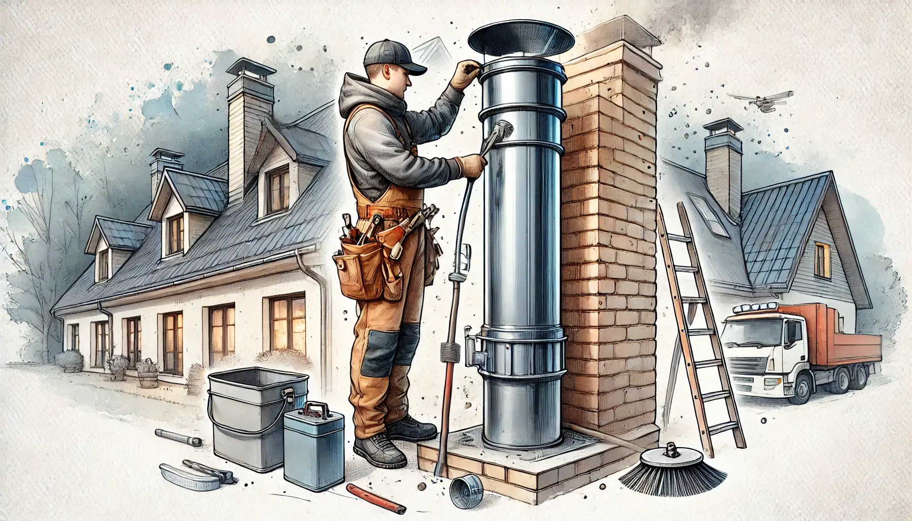 maintenance of metal chimney flues