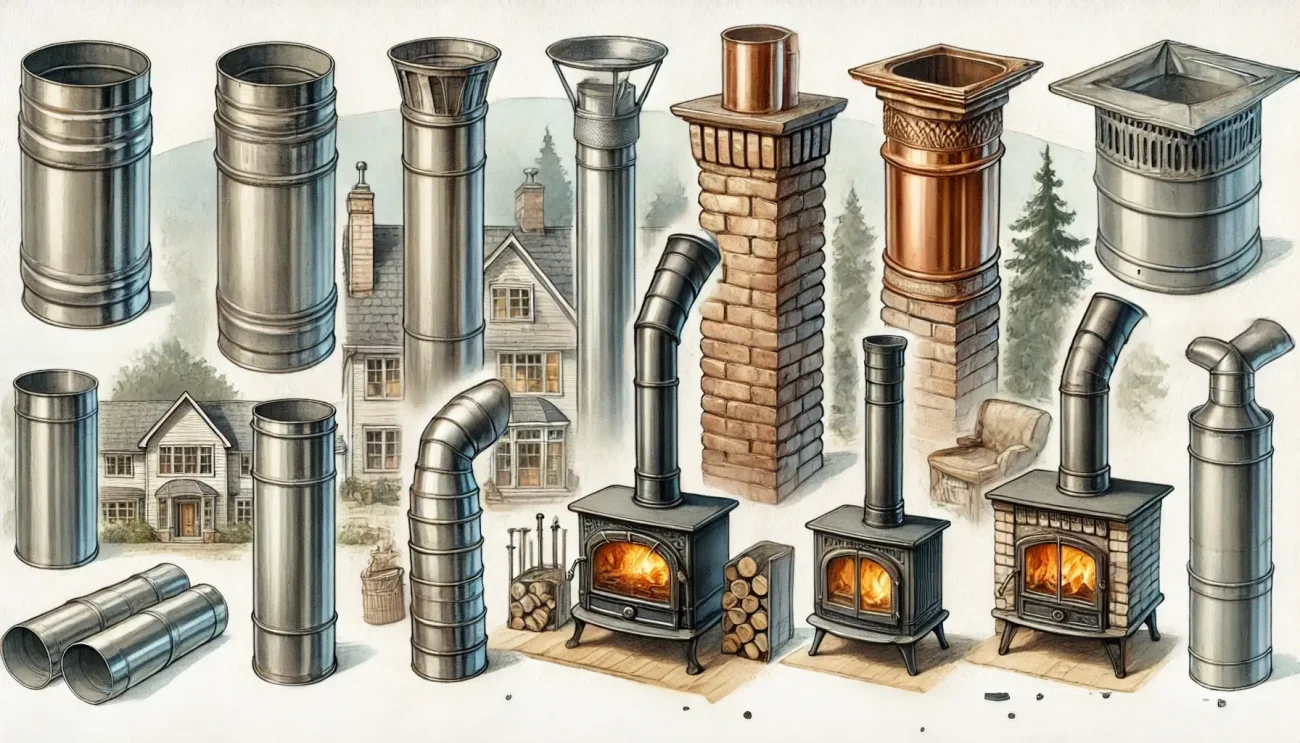 Types of Metal Chimney Flues