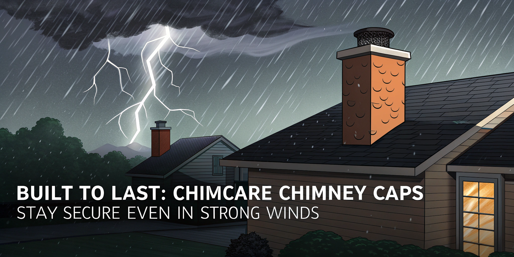 Stormy Night with Strong Winds – Protect Your Chimney with a Reliable Chimney Cap