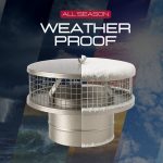 8" round non air-cooled chimney cap - Image 9
