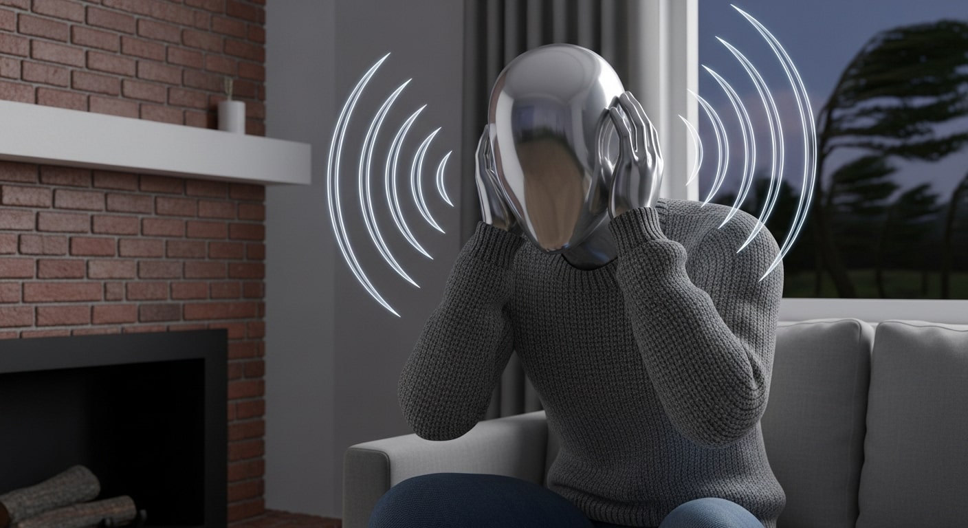 Stop Chimney Noise | High Wind Chimney Caps Available Homeowner hearing loud whistling and howling sounds from chimney during windstorm - cap replacement needed