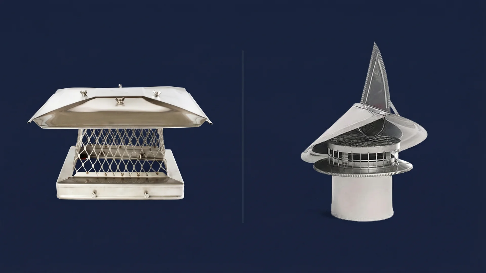 Comparison of standard and wind directional chimney caps for preventing summer chimney odor Comparison of standard and wind directional chimney caps for preventing summer chimney odor